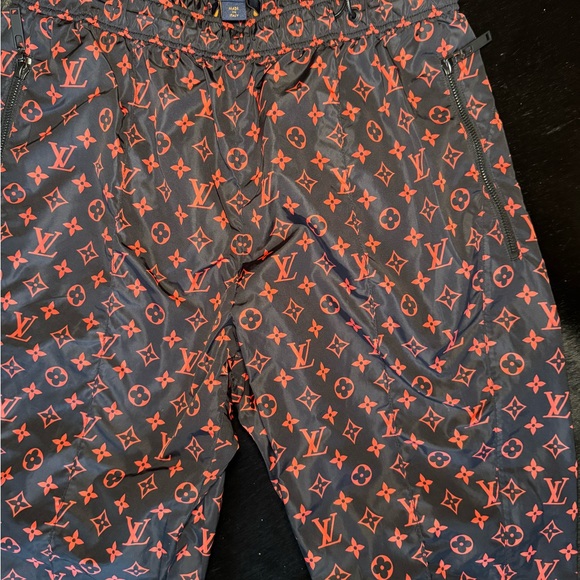Louis Vuitton Black Pants with Red Monogram - Picture 9 of 15